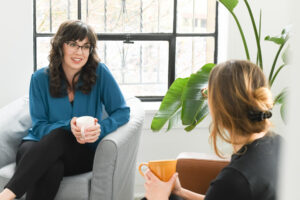 Dr. Sluys doing Psychotherapy
